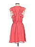 Armani Exchange 100% Polyester Solid Pink Casual Dress Size 4 - photo 2