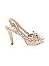 Prada 100% Patent Leather Ivory Tan Patent logo sandals Size EU 39 1/2 - photo 1