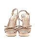 Prada 100% Patent Leather Ivory Tan Patent logo sandals Size EU 39 1/2 - photo 2
