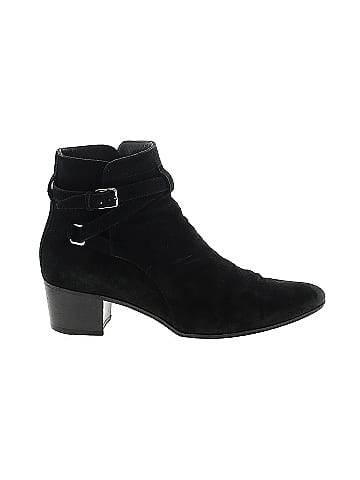 Saint Laurent Suede Ankle Boots (view 1)
