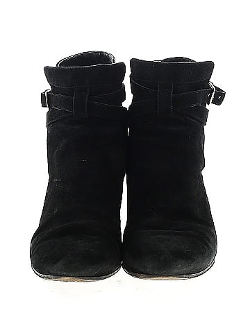 Saint Laurent Suede Ankle Boots (view 2)