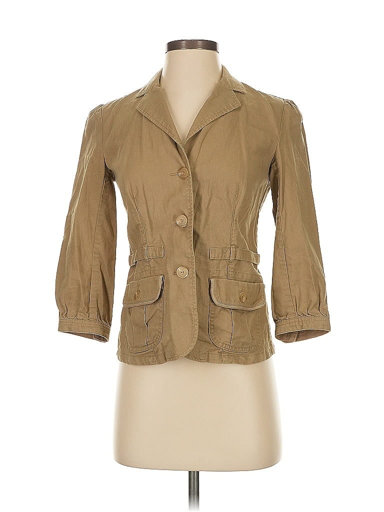 Pre-owned Tommy Hilfiger Jacket In Brown