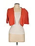 Akris Punto 100% Cotton Orange Cardigan Size 12 - photo 1