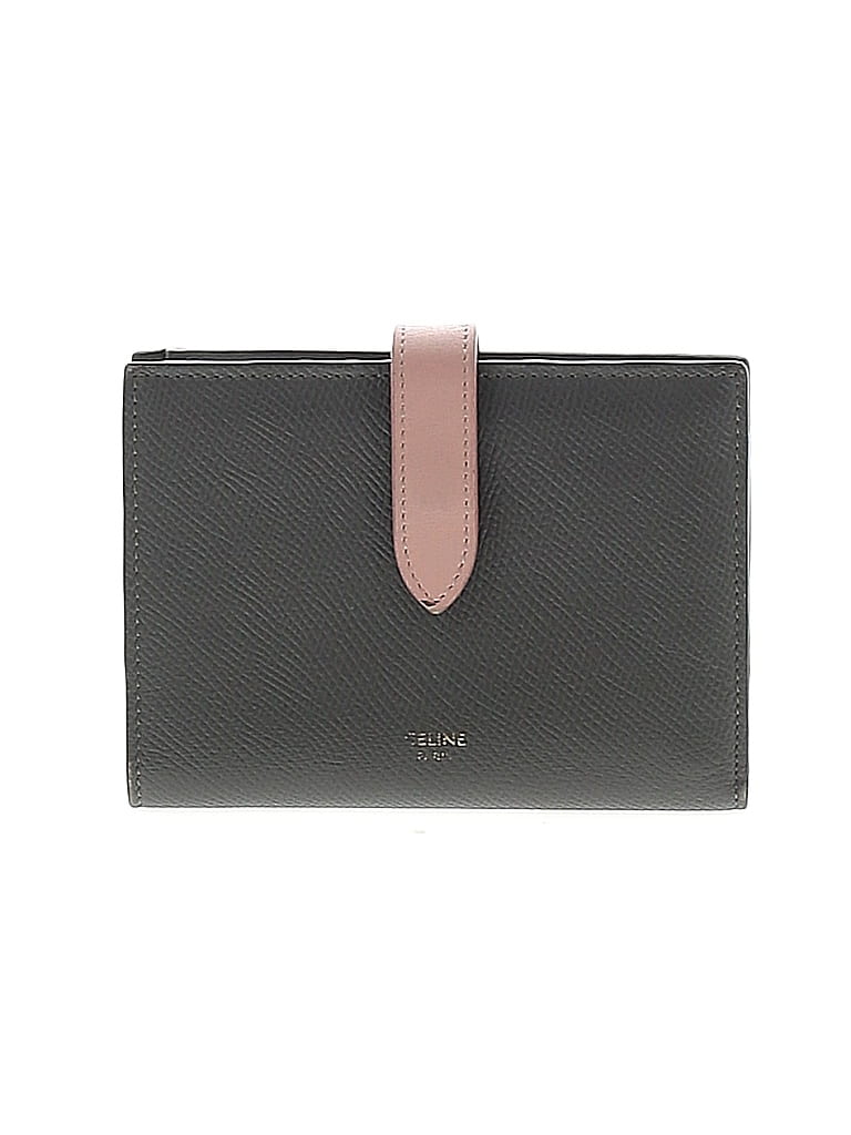 Céline 100% Leather Gray Calfskin Multifunction Strap Wallet One size - photo 1