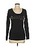 Belstaff Black Long Sleeve T-Shirt Size EU (IT) 42 / US 6 - photo 1