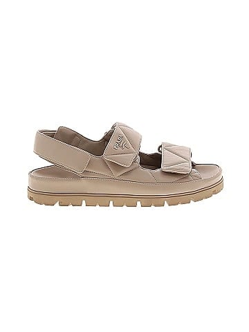 Padded Nappa Leather Sandals