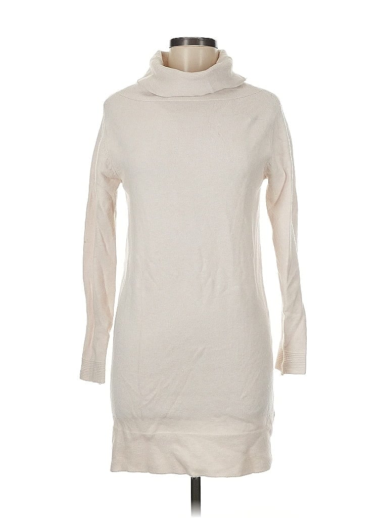 Pre-owned Assorted Brands Turtleneck Sweater In White