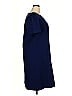 Lafayette 148 New York 100% Virgin Wool Solid Blue Casual Dress Size 18 - photo 4
