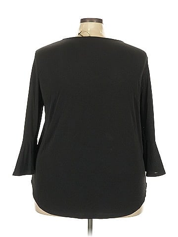 Green Envelope 3/4 Sleeve Blouse (view 2)