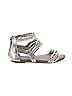 Cat & Jack Metallic Silver Gold Sandals Size 1 - photo 1