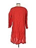 Flax 100% Linen Red Casual Dress Size 6 (S) - photo 2