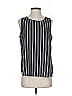 DR2 100% Polyester Black Sleeveless Blouse Size S - photo 1