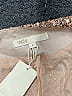 Maje 100% Viscose Rayon Silver Tan 3/4 Sleeve Blouse Size Med (2) - photo 4