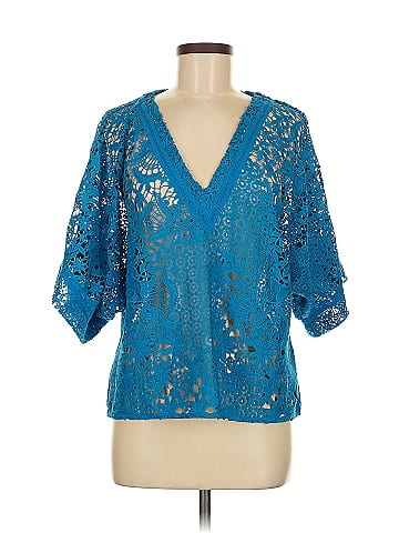 White House Black Market 3/4 Sleeve Blouse (view 1)