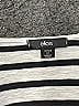 Ellos 100% Cotton Stripes Ivory Short Sleeve T-Shirt Size 22 - photo 6