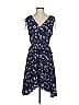 Thakoon Collective 100% Viscose Paisley Blue Casual Dress Size 4 - photo 1