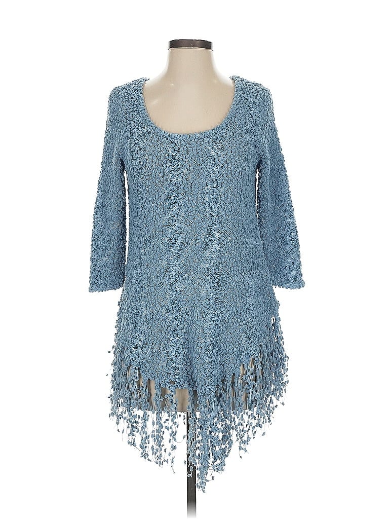 Pre-owned Soft Surroundings Pullover Sweater In Blue