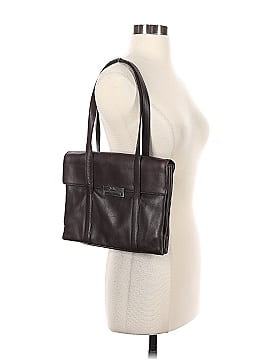 Joan Helpern Leather Shoulder Bag (view 2)