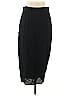 Carole Little 100% Rayon Solid Black Casual Skirt Size 8 - photo 2