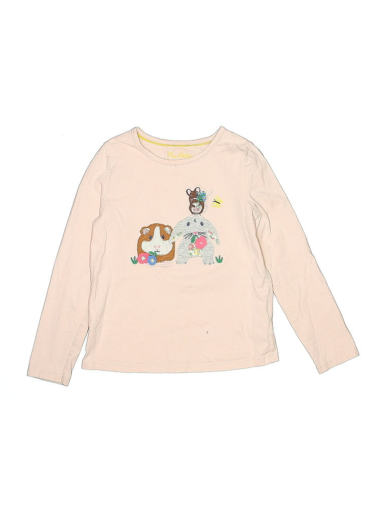 Mini Boden 100% Cotton Ivory Tan Sweatshirt Size 8 (big kids) - photo 1