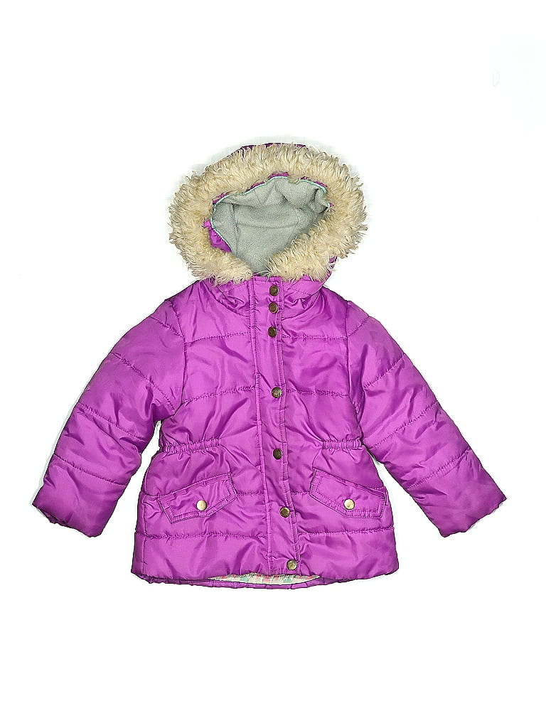 Carter's 100% Polyester Purple Snow Jacket Size 3T - photo 1