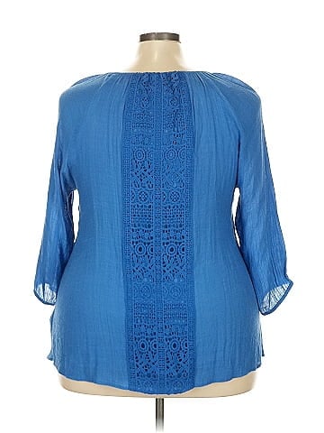 Sharagano 3/4 Sleeve Blouse (view 2)