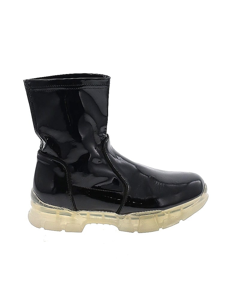 AQUATALIA Black Ankle Boots Size 6 - photo 1