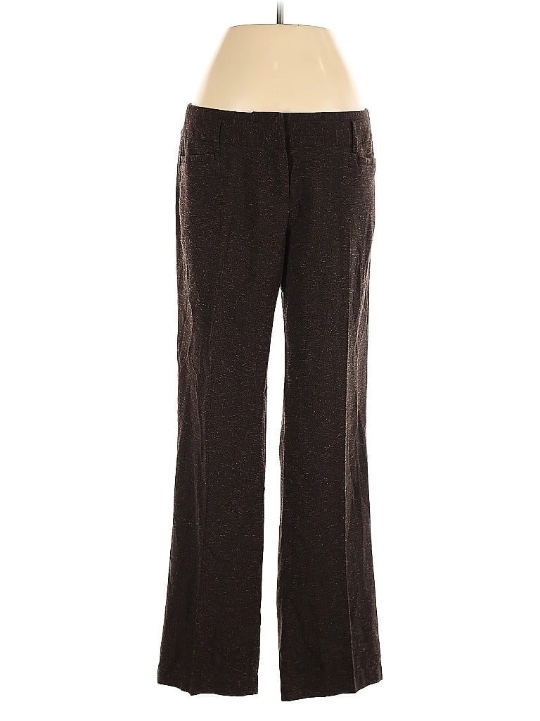 Amanda + Chelsea Tweed Brown Dress Pants Size 4 - photo 1