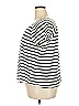 Ellos 100% Cotton Stripes Ivory Short Sleeve T-Shirt Size 22 - photo 5
