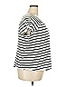 Ellos 100% Cotton Stripes Ivory Short Sleeve T-Shirt Size 22 - photo 4