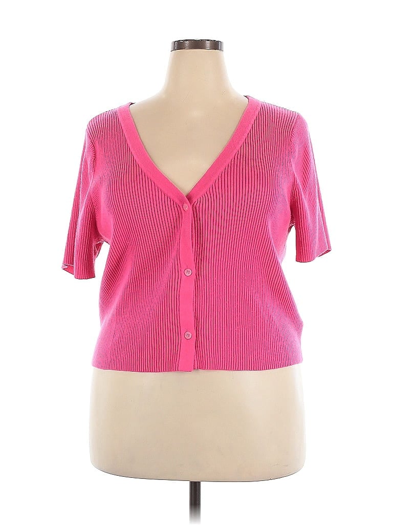 The Drop Pink Cardigan Size 2X - photo 1