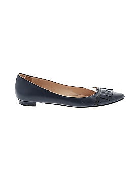 Manolo Blahnik Leather Fringe Flats (view 1)