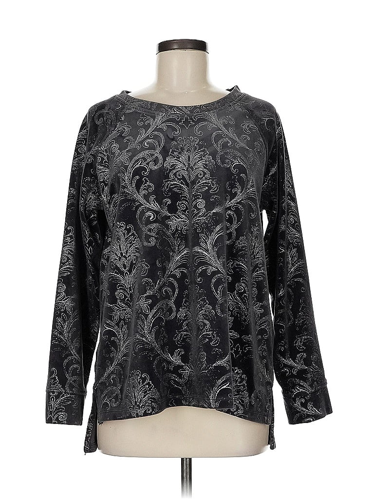 CHICO'S Pre-owned Pullover Sweater In Black