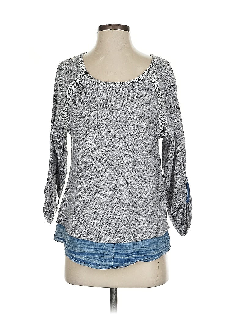 CATO Pre-owned Pullover Sweater In Gray