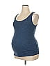 Isabel Maternity Blue Tank Top Size XL - photo 1
