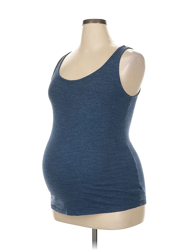 Isabel Maternity Blue Tank Top Size XL - photo 1