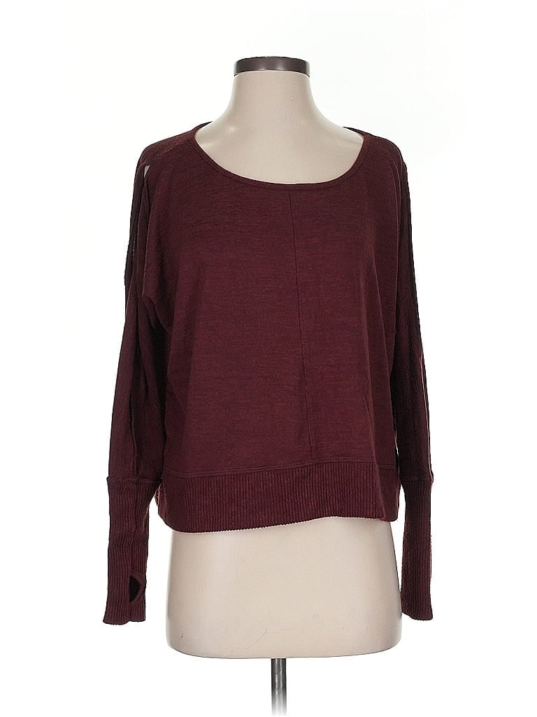 Click to view more detailed imagery on our partner's website Pre-owned Gottex Pullover Sweater In Burgundy