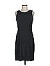 DWP 100% Polyester Solid Black Casual Dress Size 14 - photo 1