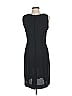 DWP 100% Polyester Solid Black Casual Dress Size 14 - photo 2