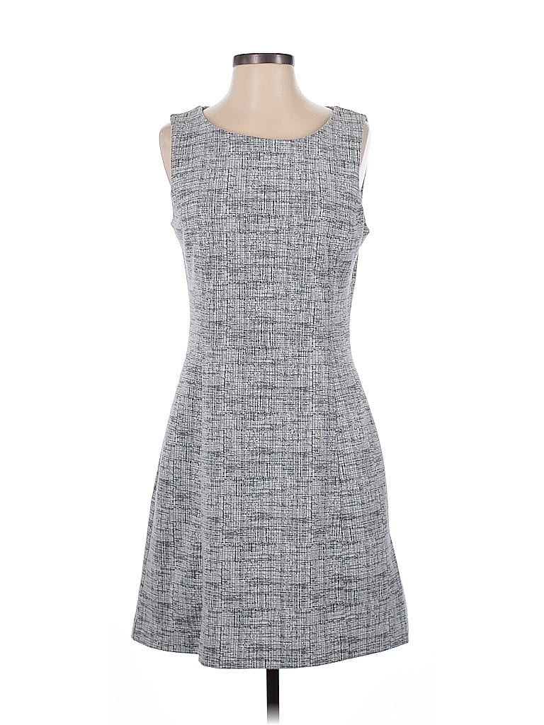 Pre-owned Tahari Casual Dress In Gray