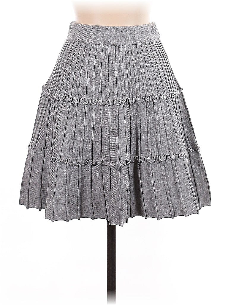 Alice + Olivia Gray Casual Skirt Size XS 77 off ThredUp