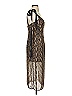 GOEN.J 100% Polyester Black Cocktail Dress Size 4 - photo 4