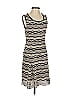 Max Studio Chevron-herringbone Gray Casual Dress Size XS - photo 1