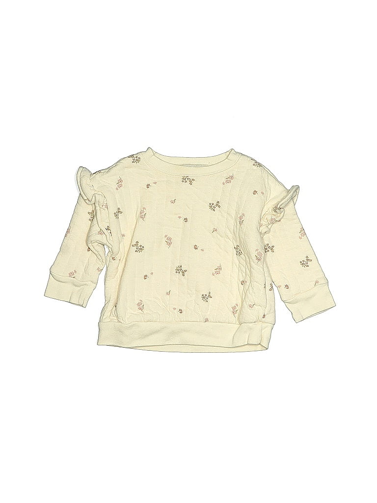 Just One You Made by Carter's 100% Cotton Ivory Sweatshirt 3-6 MO / 6 MO - photo 1