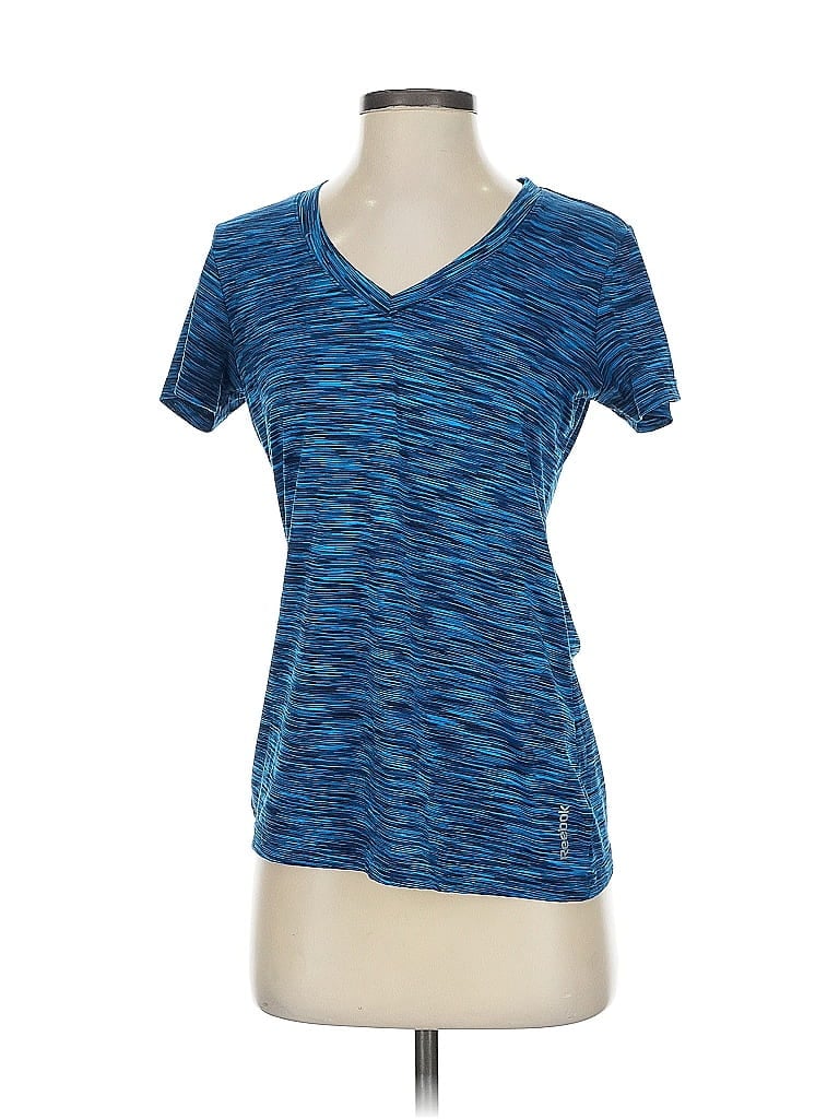 Pre-owned Reebok Active T-shirt In Blue