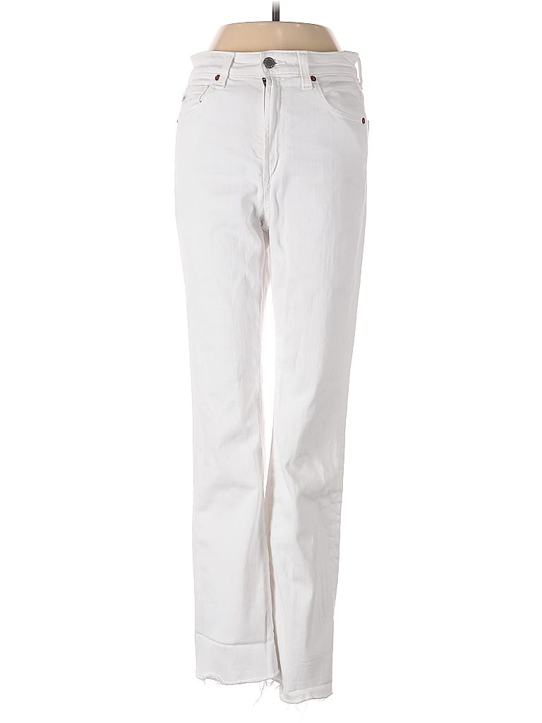 Pre-owned Adriano Goldschmied Jeans In White