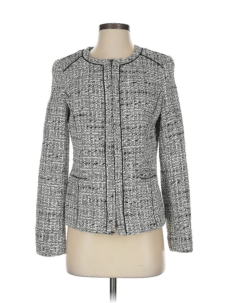 Pre-owned Lands' End Jacket In Gray