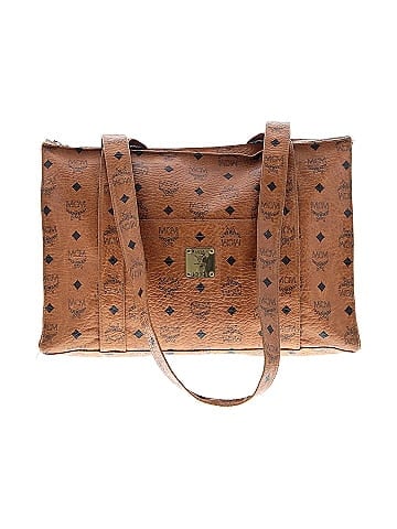 MCM Visetos Leather Tote (view 1)
