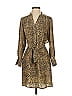 Mara Hoffman 100% Silk Animal Print Tan Casual Dress Size XS - photo 1