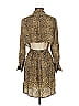 Mara Hoffman 100% Silk Animal Print Tan Casual Dress Size XS - photo 2